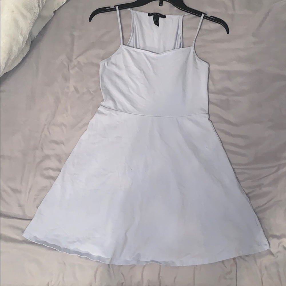 light blue dress